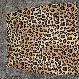 Cheetah print skirt